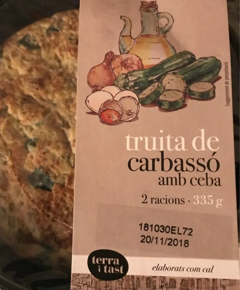 Truita de carbasso