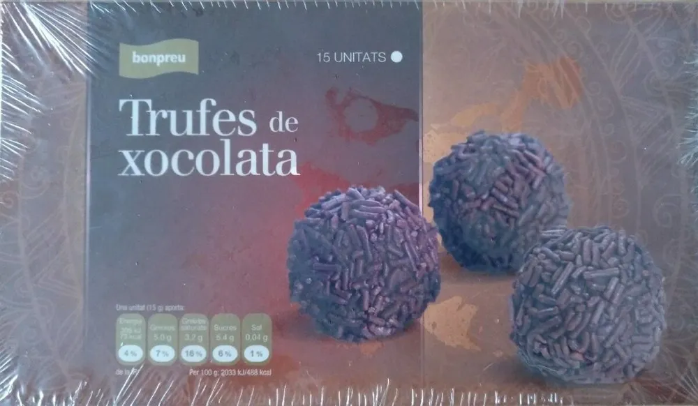 Trufes de xocolata