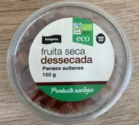 Fruita seca dessecada