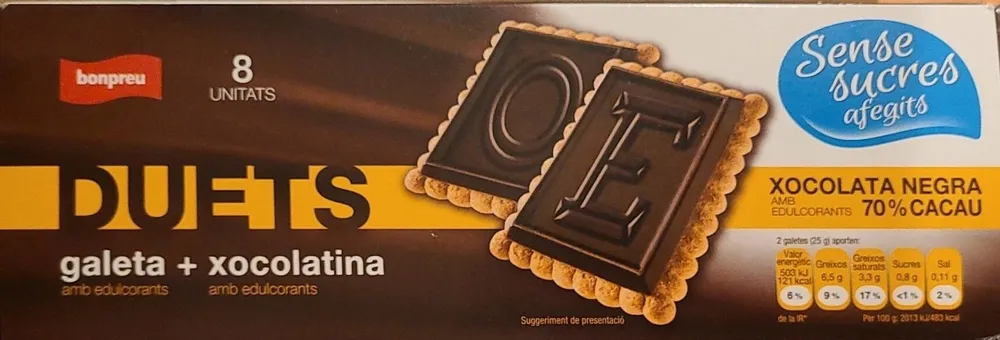 Duets galeta + xocolatina