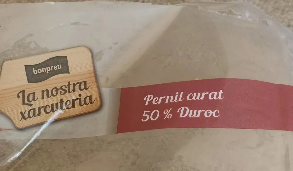 Jamón curado 50% Duroc