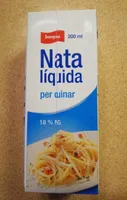 Nata líquida per cuinar