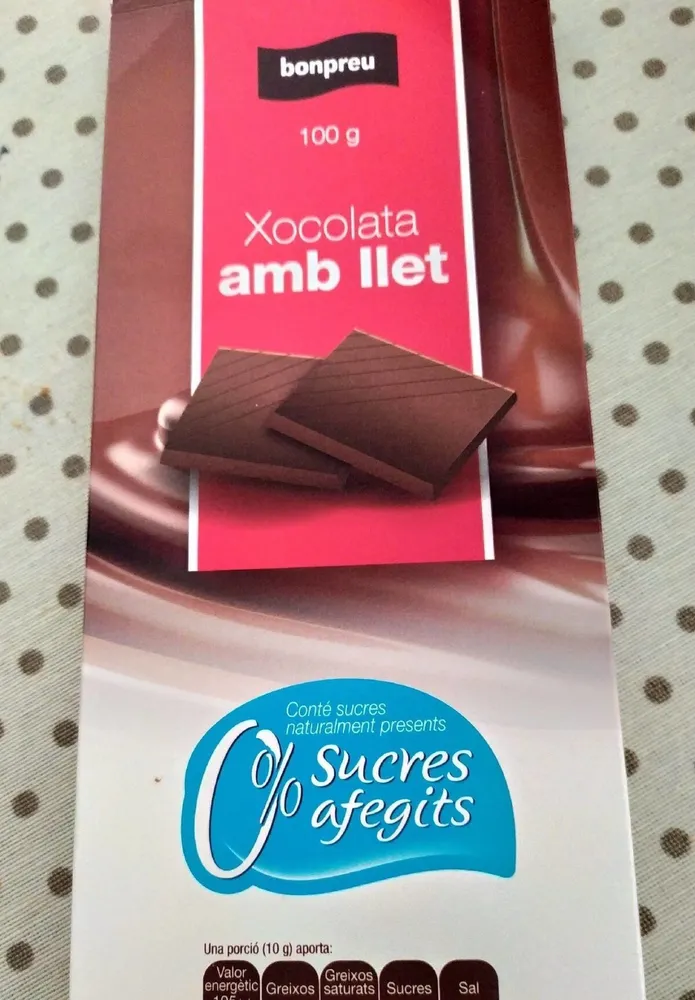 Xocolata amb llet 0%