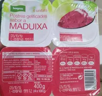 Postre de gelatina sabor Fresa
