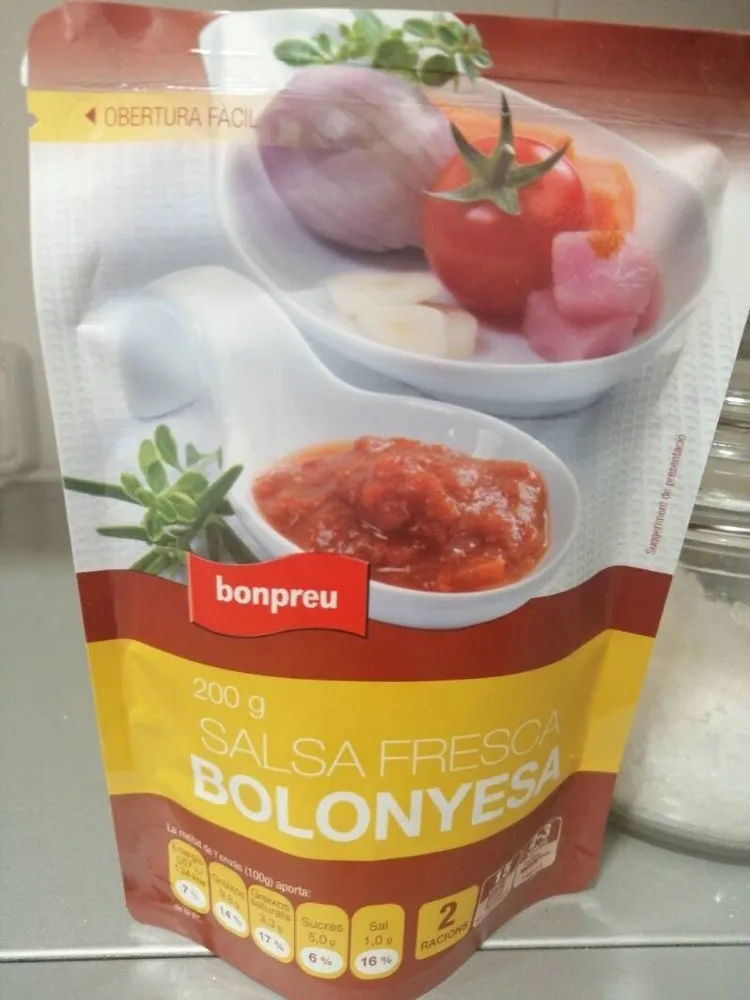 Salsa fresca bolonyesa