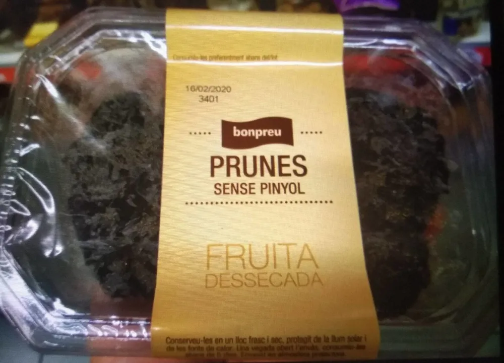 Prunes Sense Pinyol