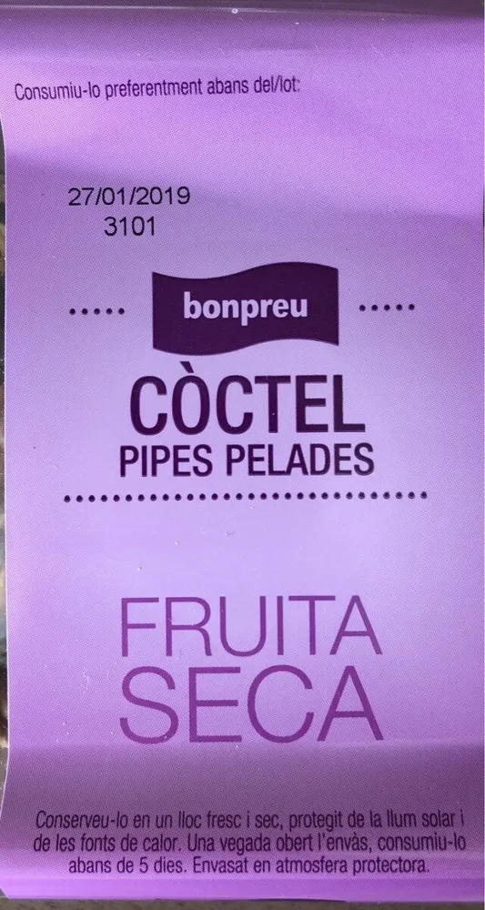 Coctel pipes pelades