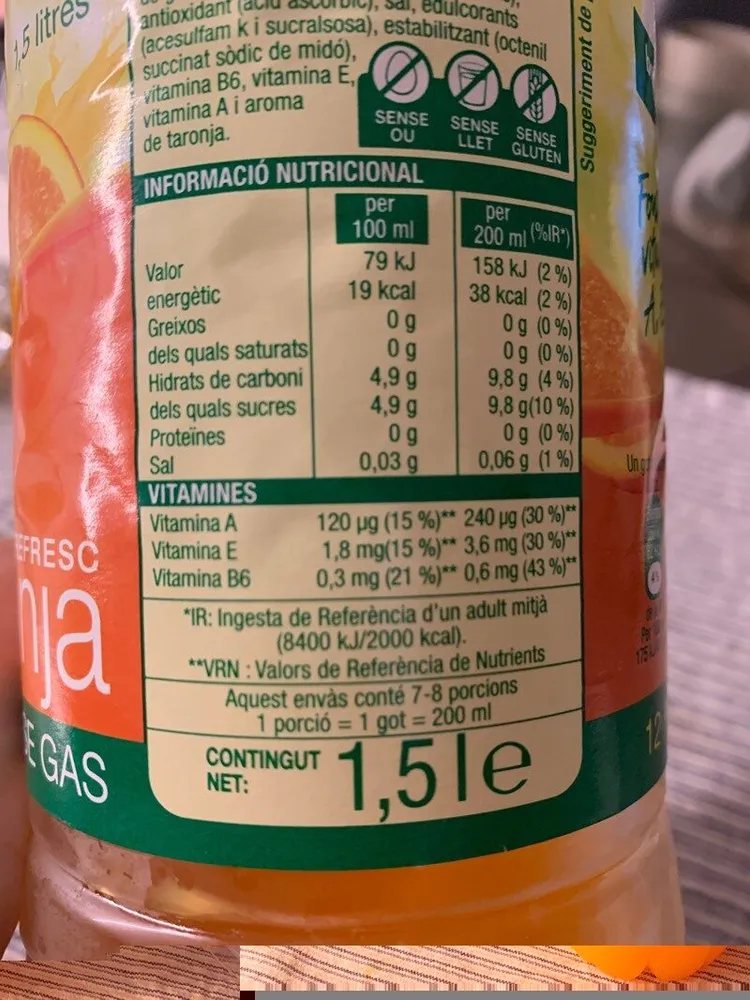 Refresc taronja