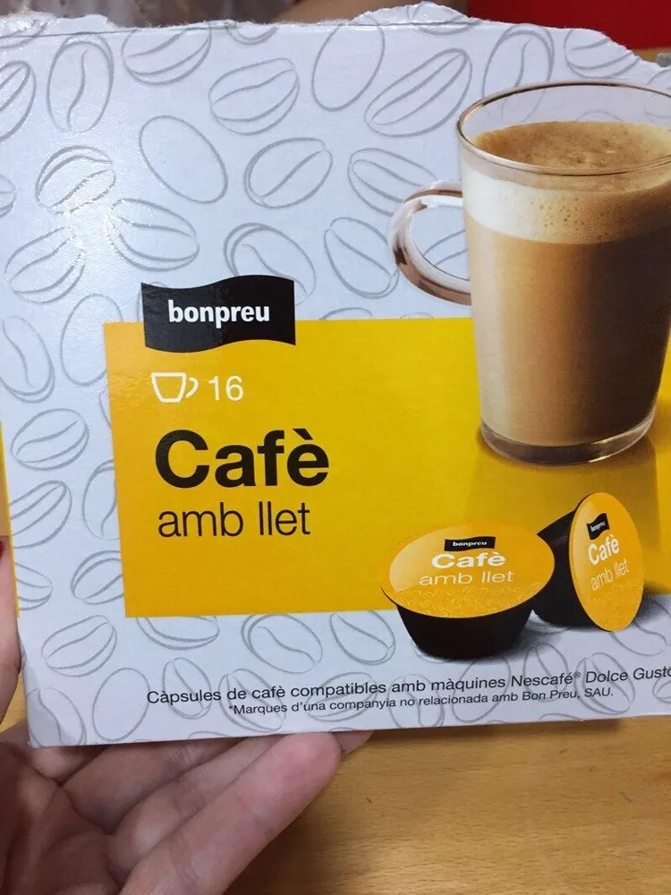 Cápsulas café con leche