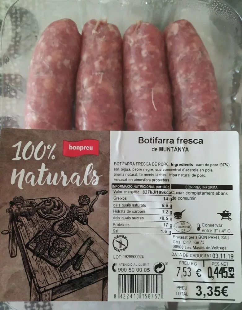 Botifarra fresca