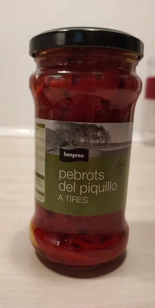 Pimientos del piquillo a tiras