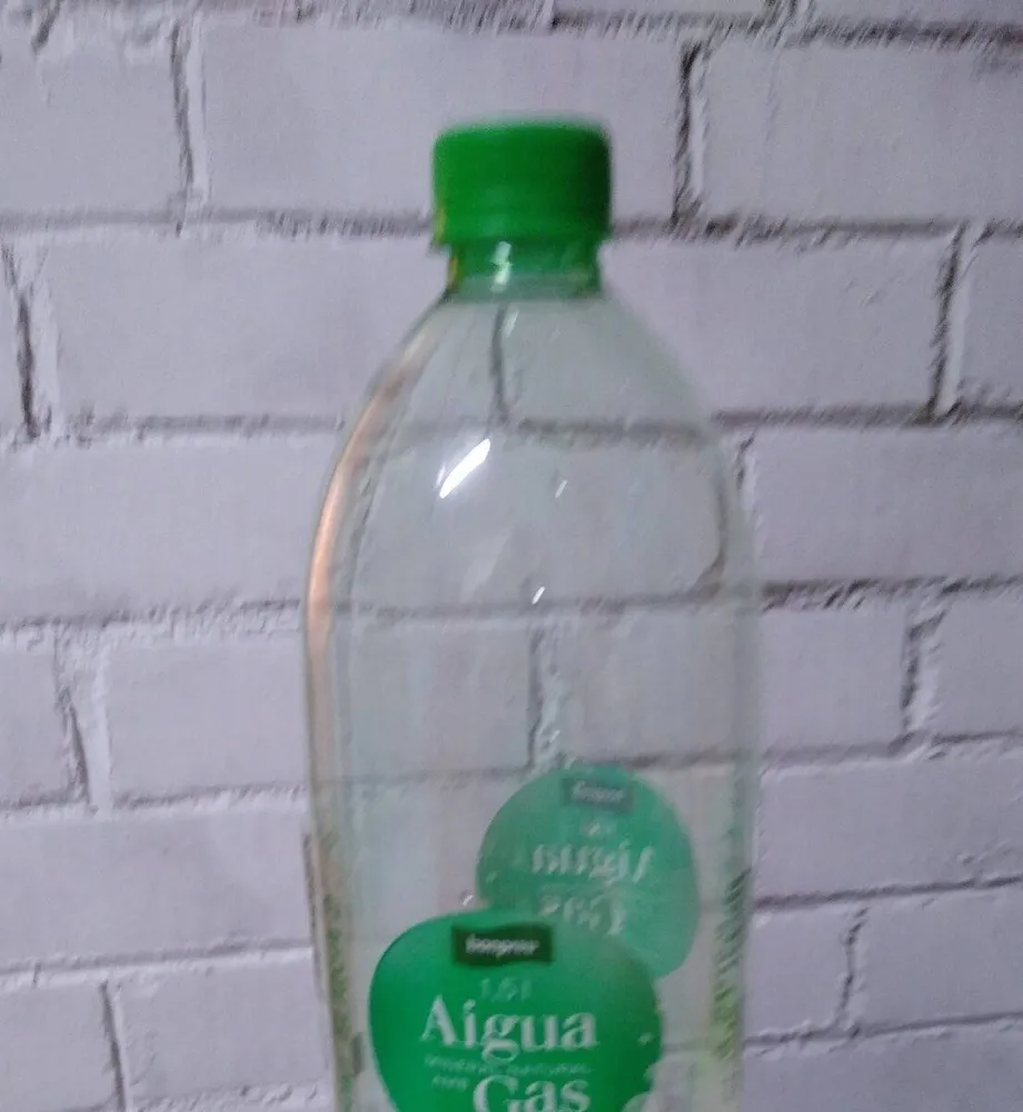 Aigua mineral natural amb gas