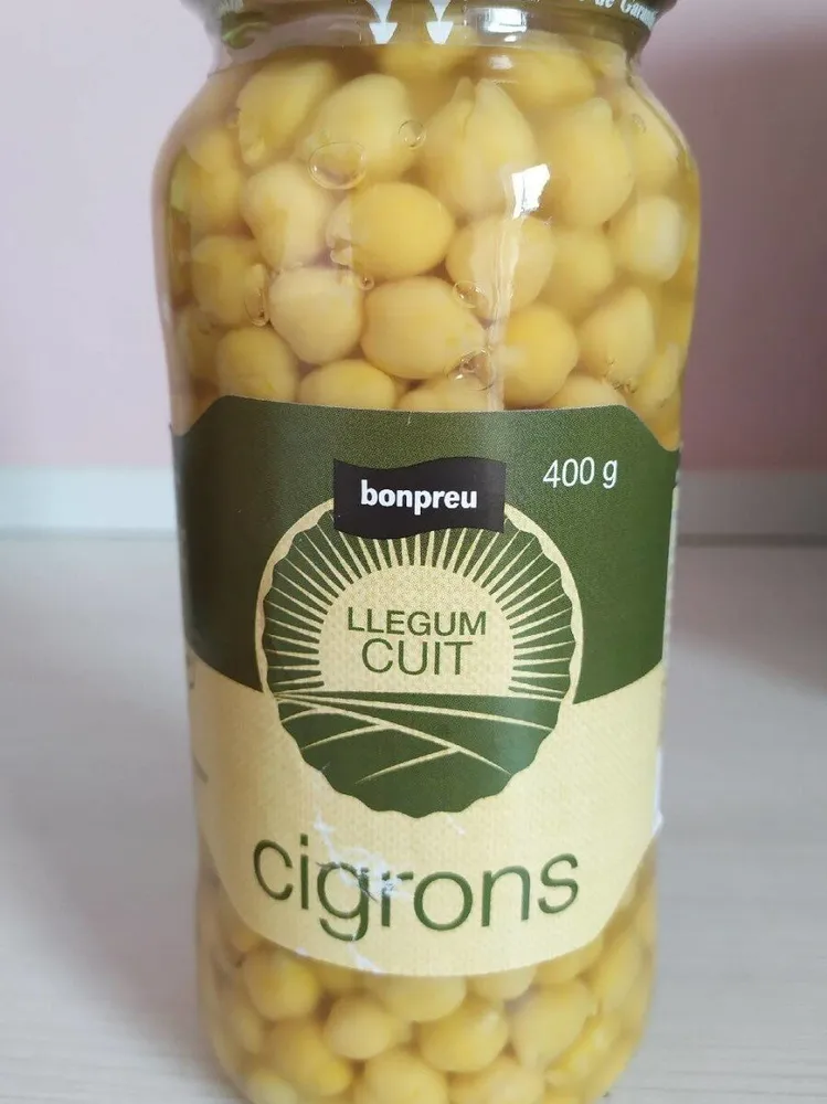 Garbanzos en conserva