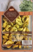 Tortel·lonis farcits d'espinacs i ricotta