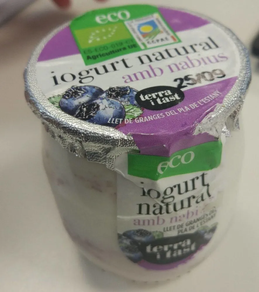 Iogurt natural amb nabius