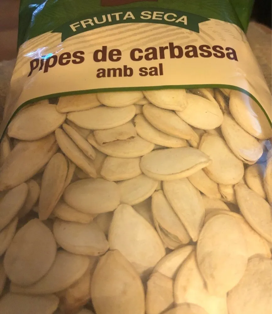 Pipas calabaza con sal