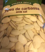 Pipas calabaza con sal