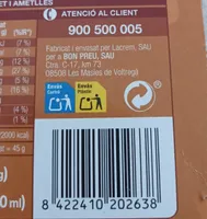 Gelat mini bombo vainilla i ametlles