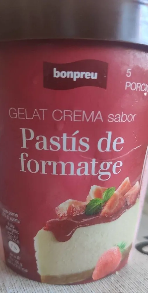 Helado crema