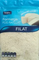Formatge fos ratllat filat
