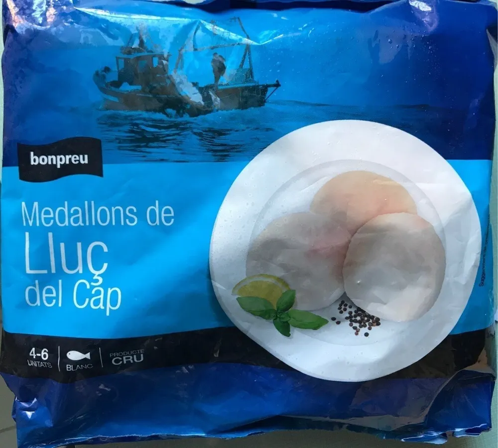 Medallones de merluza del Cabo