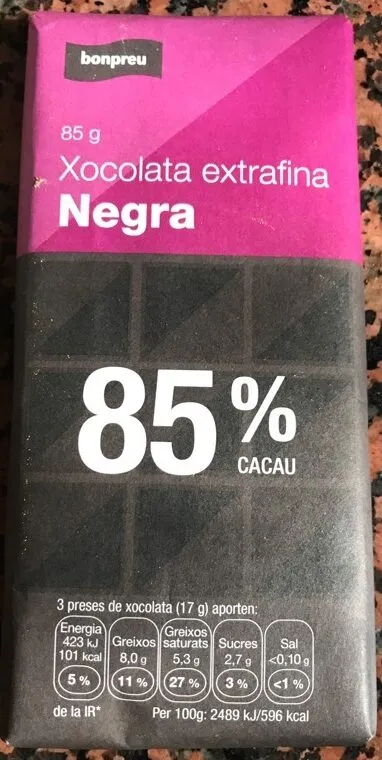 Xocolata extrafina negra