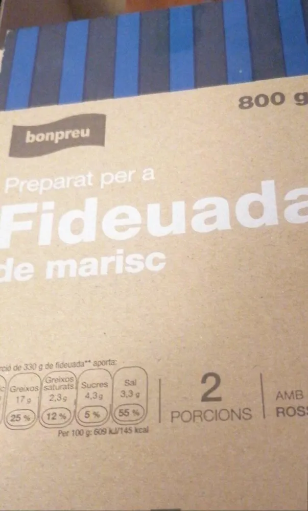 Fideua de maisco