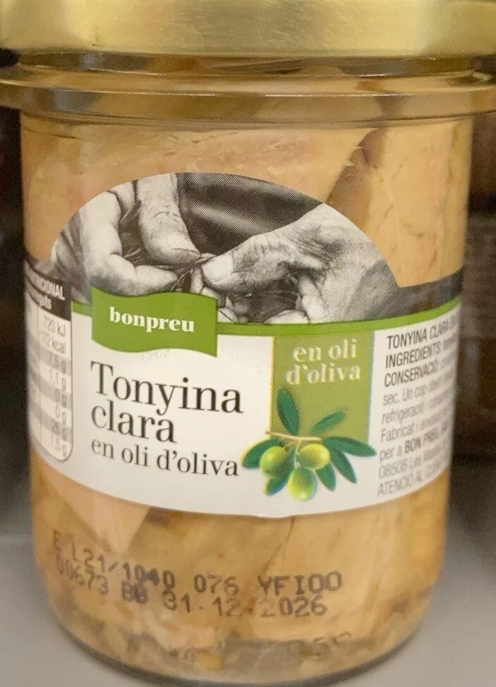 Tonyina clara en oli d’oliva