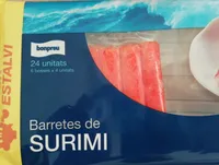 Barretes de Surimi
