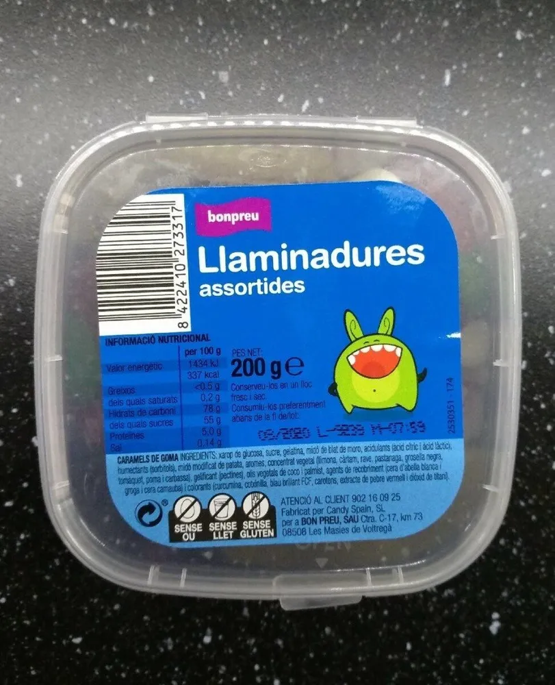 Llaminadures Assortides