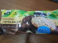 Coquetes d'arròs integral xocolata amb llet