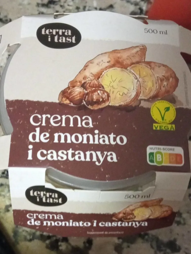 Crema de Boniato y Castaña