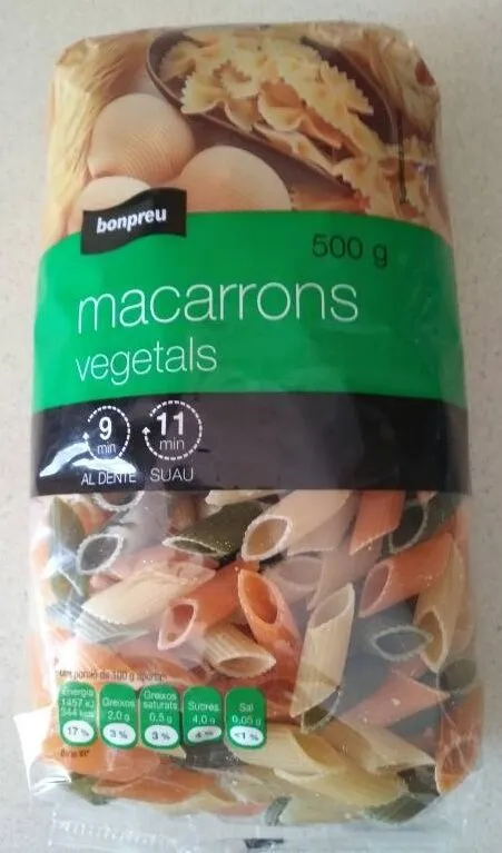 Macarrons vegetals