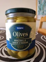 Olivas manzanilla sabor d'anchoa