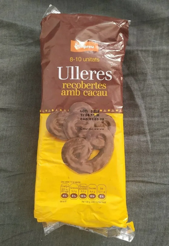 Ulleres recobertes de cacau