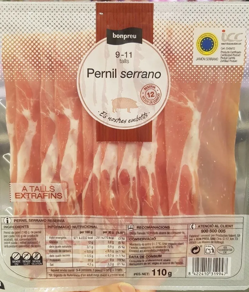 Pernil serrano