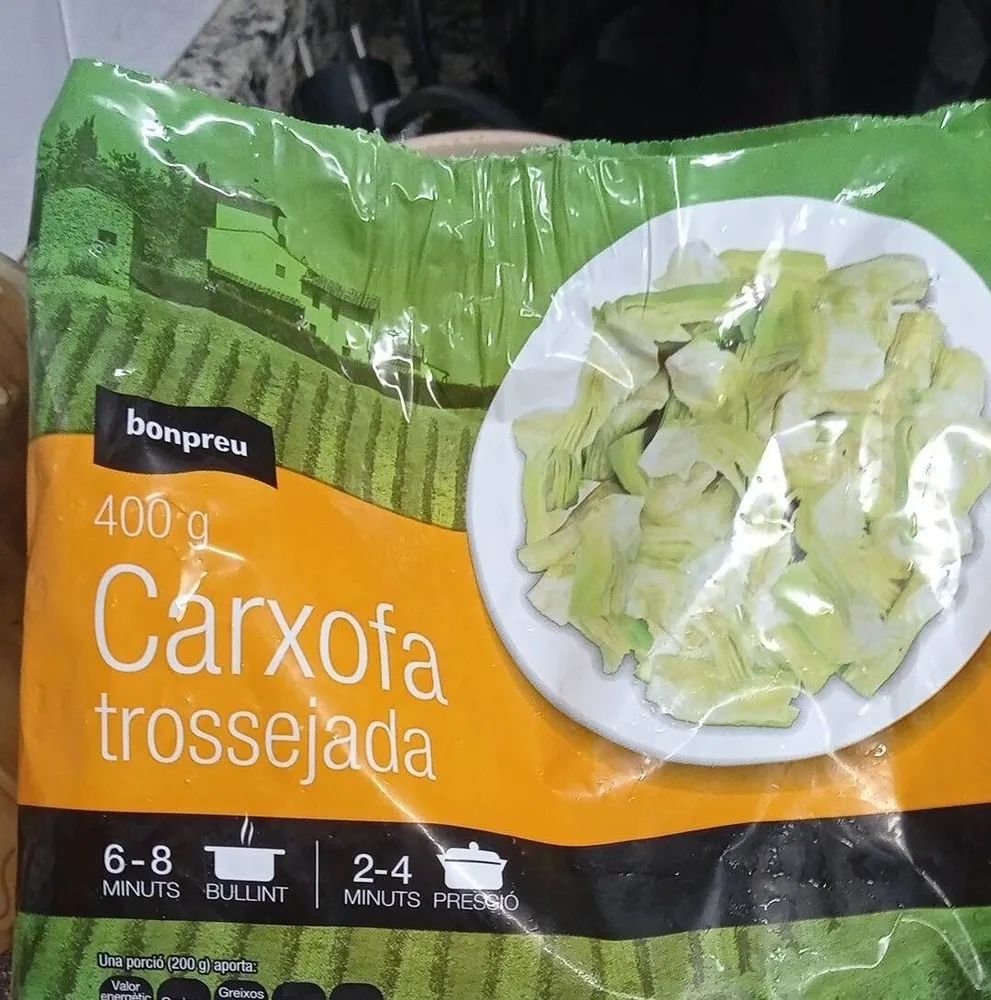 Carxofa trossejada