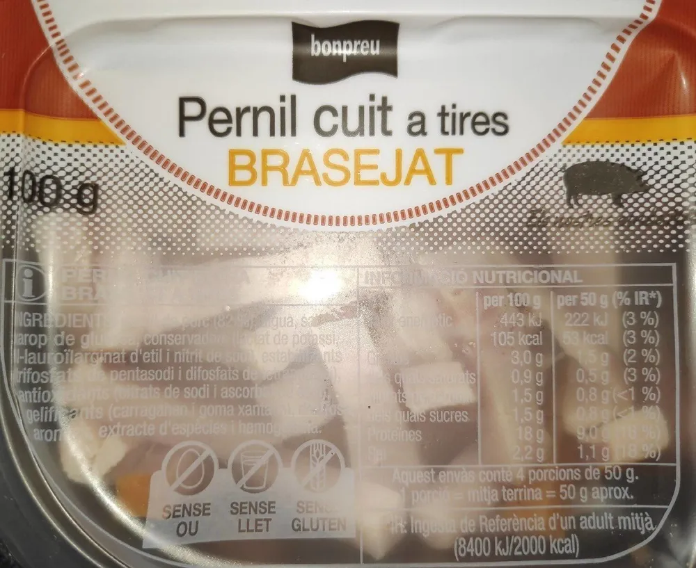 Pernil Cuit a tires BRASEJAT