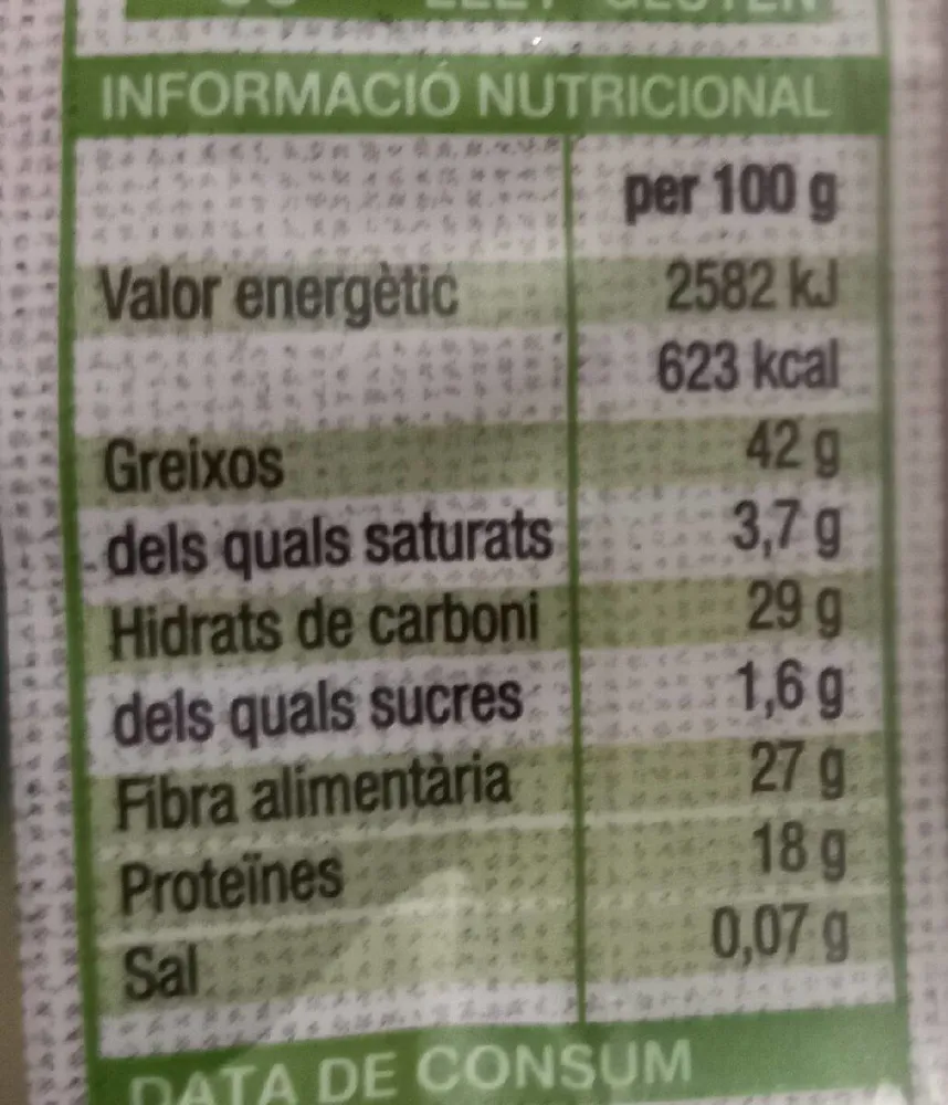 Llavors de lli daurat