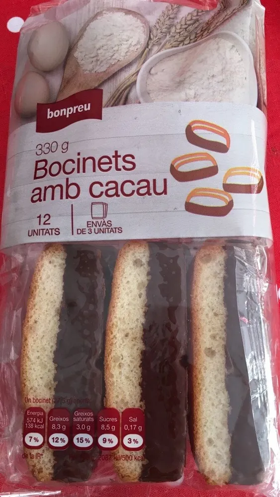 Bocinets amb cacau