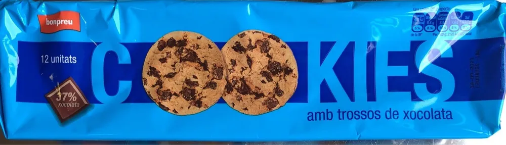 Cookies amb trossos de xocolata
