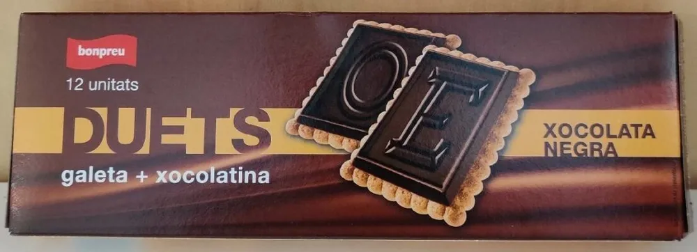 DUETS Galeta + Xocolatina (negra)