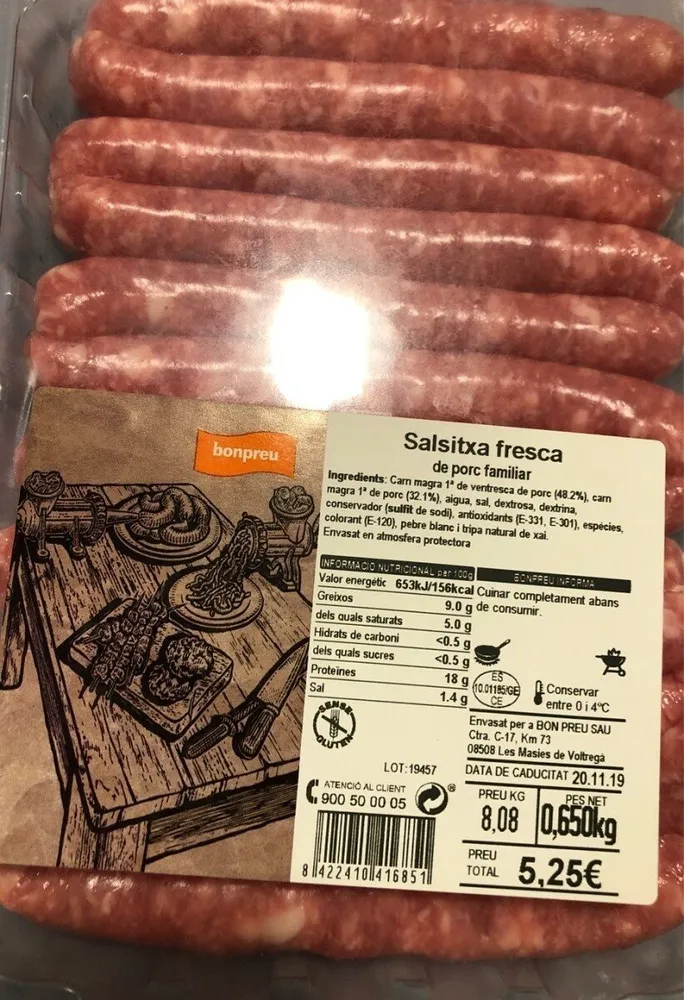 Salchicha fresca