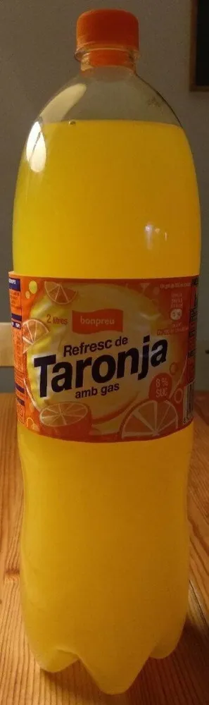 Refresc de Taronja amb gas