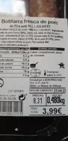 Butifarra fresca de porc