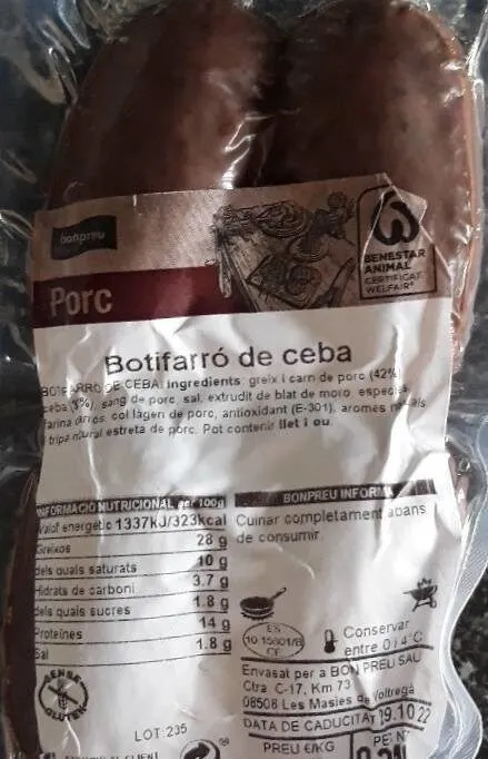 Botifarró de ceba