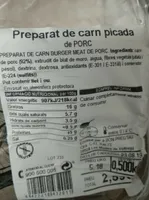 Carne picada de cerdo