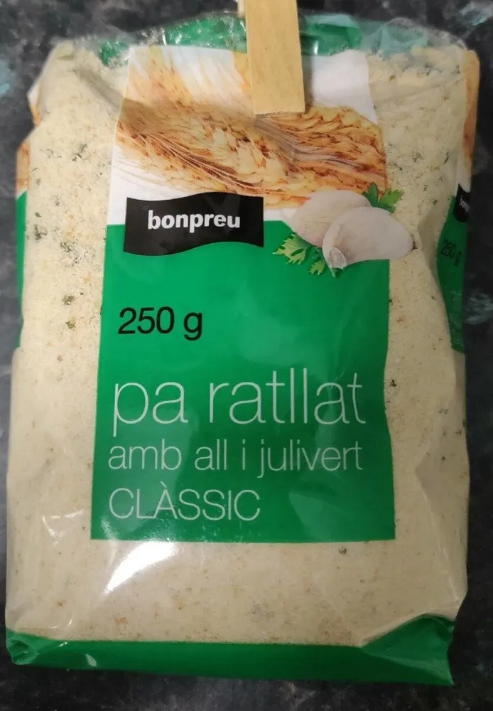 Pa ratllat amb all i julivert