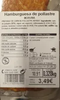hamburguesa de pollastre moruna