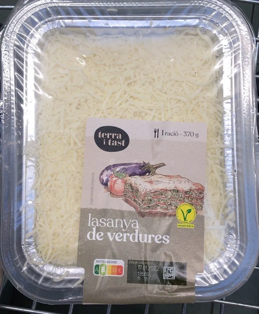 Lasanya de verdures